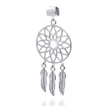 Срібний кулон Ловець снів (7213) - комплект