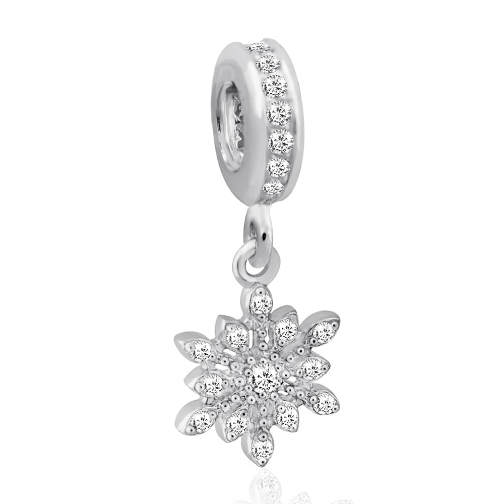 Шарм (намистина) Сніжинка (7224) - 1