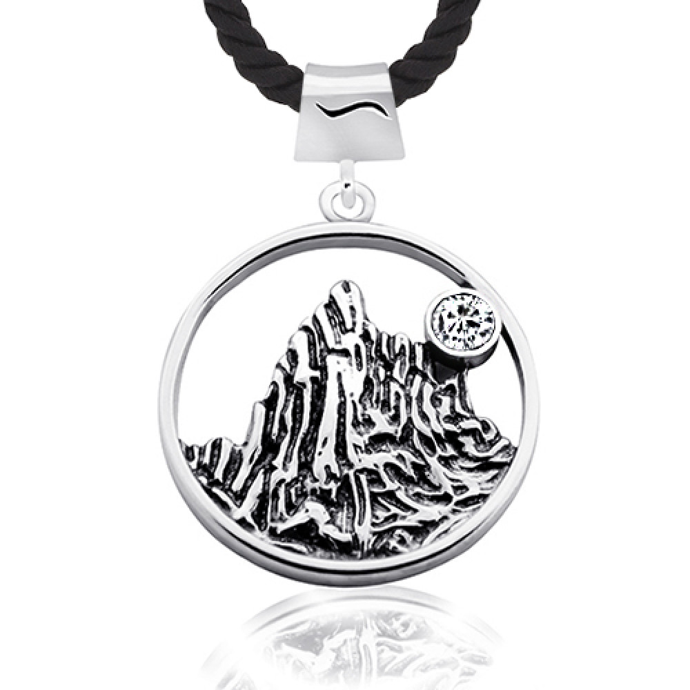 Срібний кулон Гори (7232) - 1