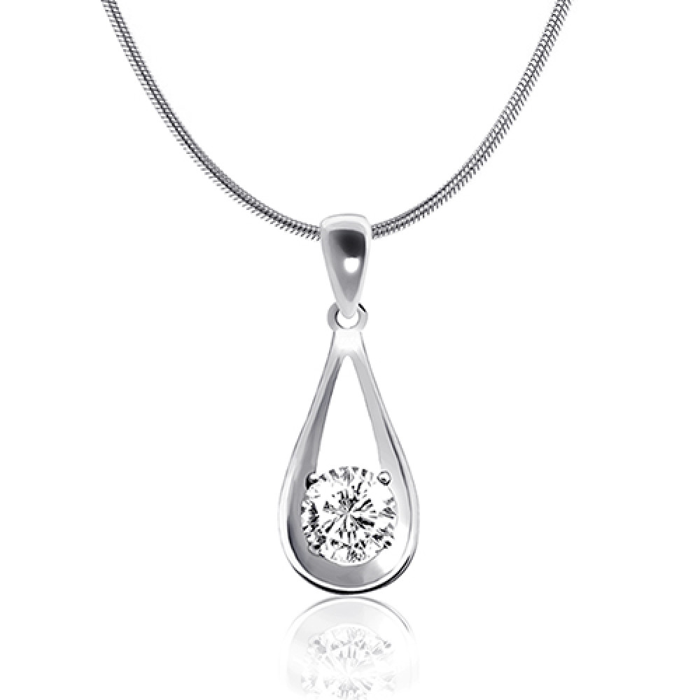 Срібний кулон Крапля (7237) - 1