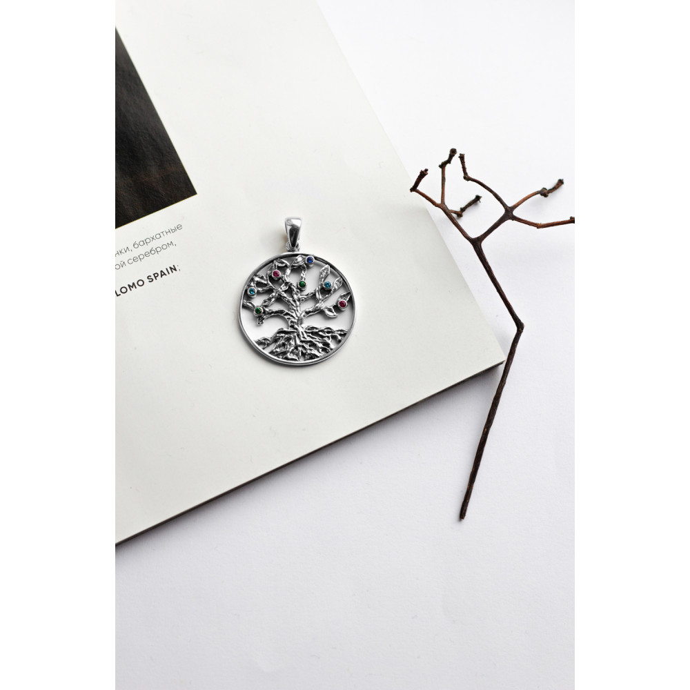 Срібний кулон Дерево життя (7284) - 5