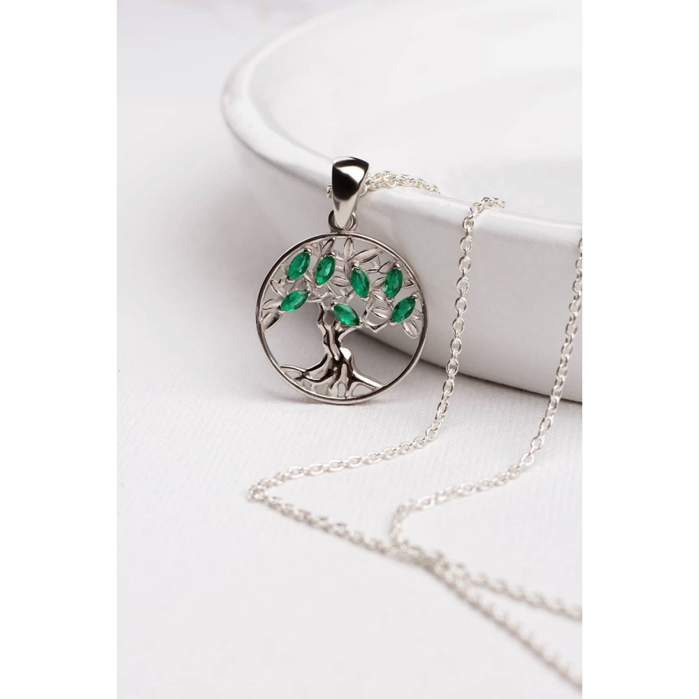 Срібний кулон Дерево життя (7285) - 2