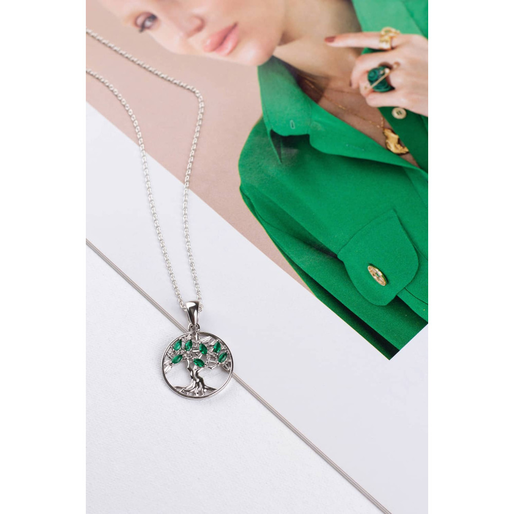 Срібний кулон Дерево життя (7285) - 5