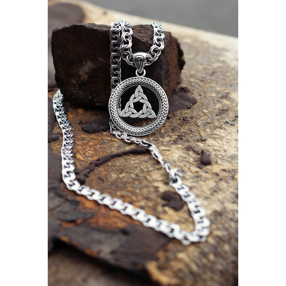 Срібний кулон Триглав (7295) - 4