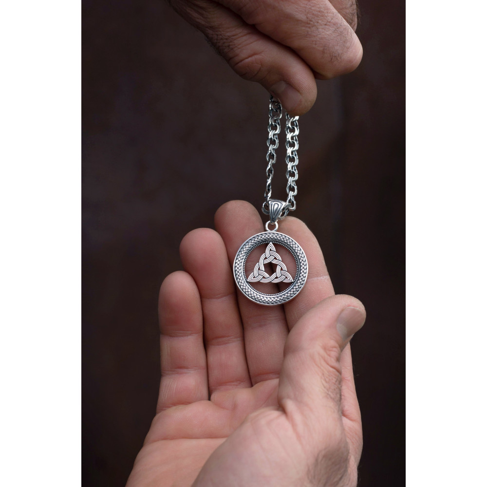 Срібний кулон Триглав (7295) - 7