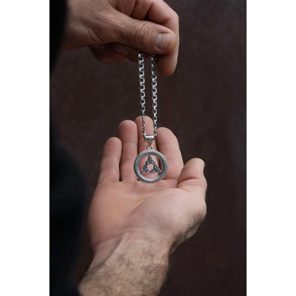 Срібний кулон Триглав (7295) - 10