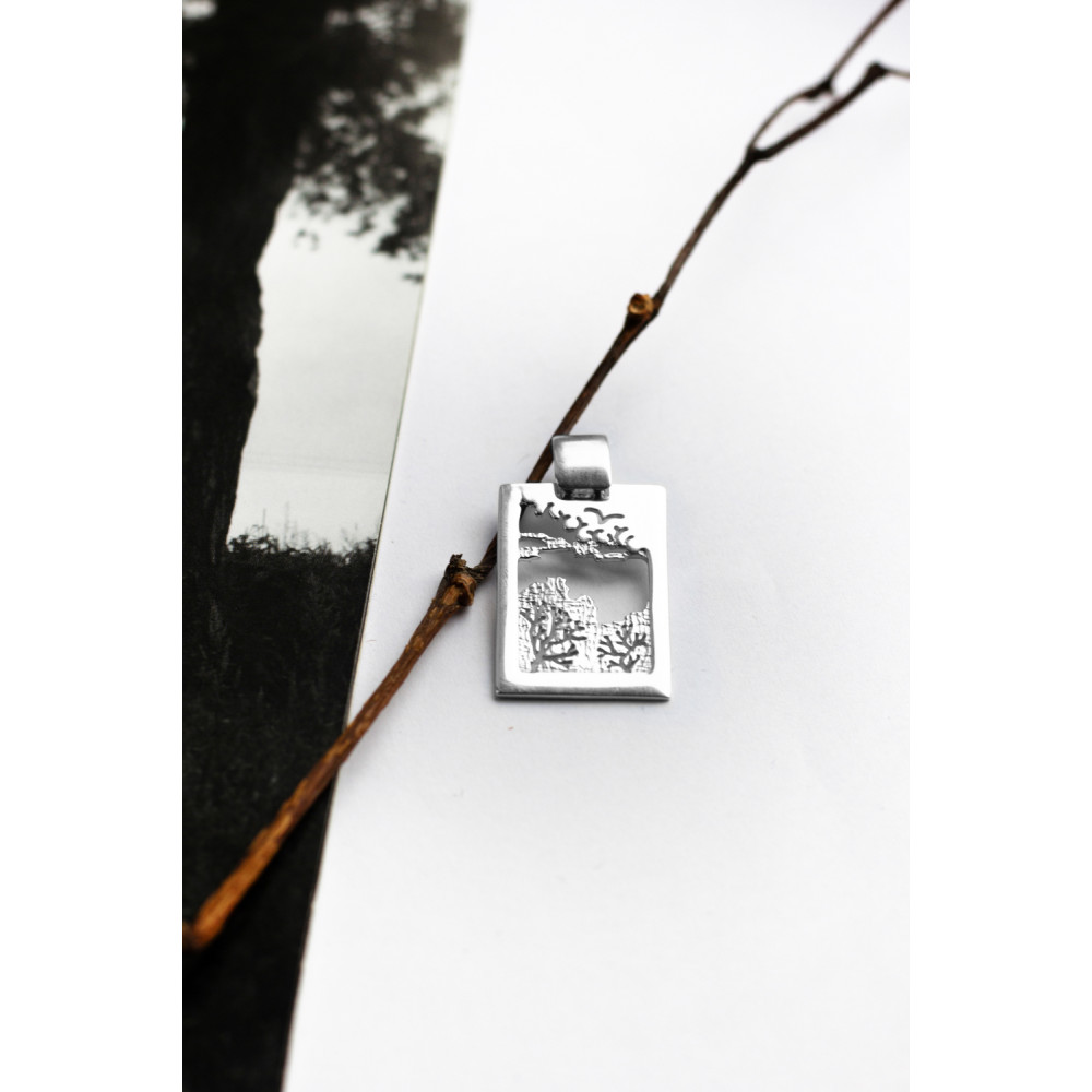 Срібний кулон (7302) - 2