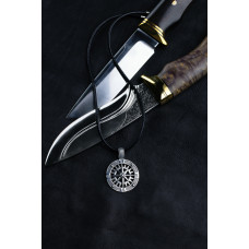 Срібний кулон Роза вітрів (7330)