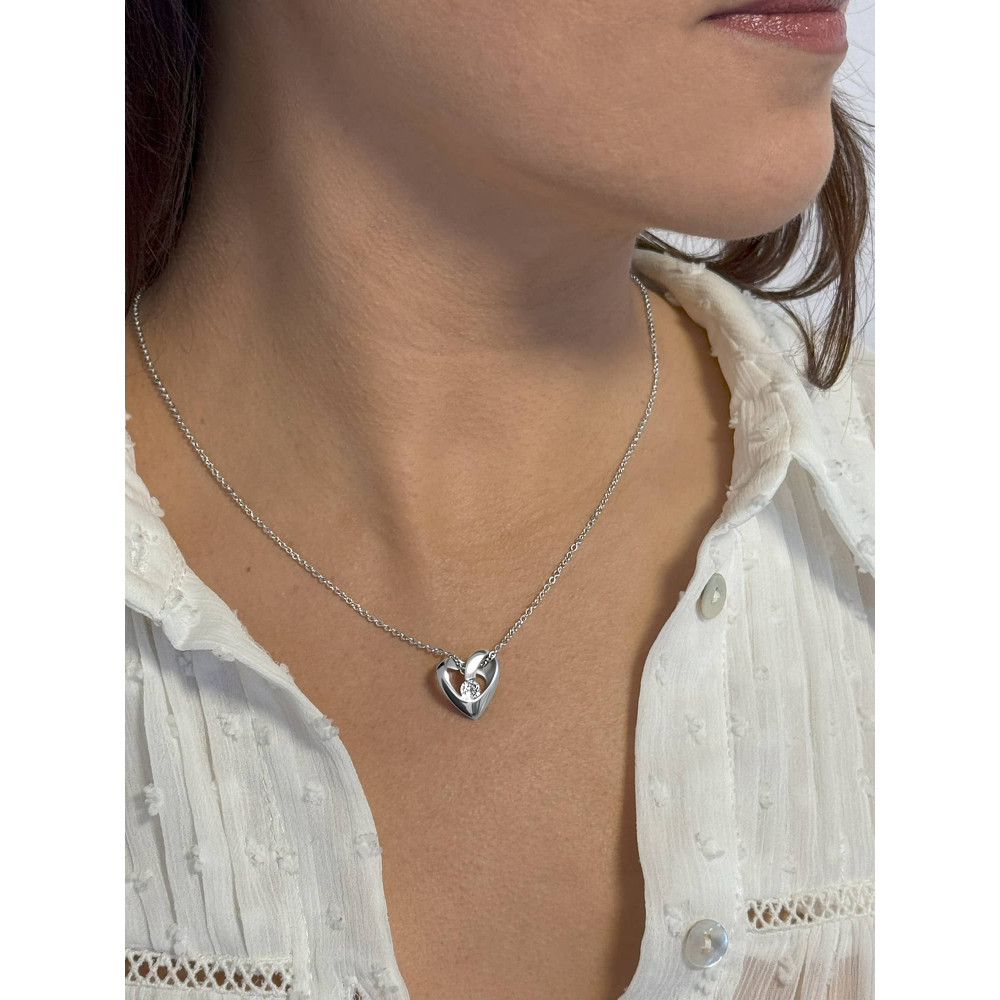 Срібний кулон Серце (7340) - 2