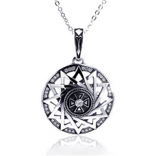 Срібний кулон Зірка Ерцгамми (7343)