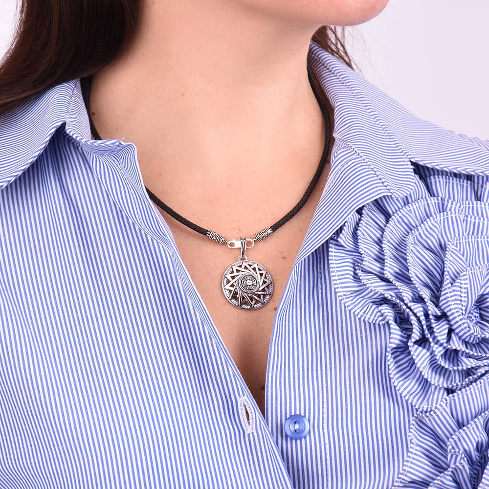 Срібний кулон Зірка Ерцгамми (7343) - 3