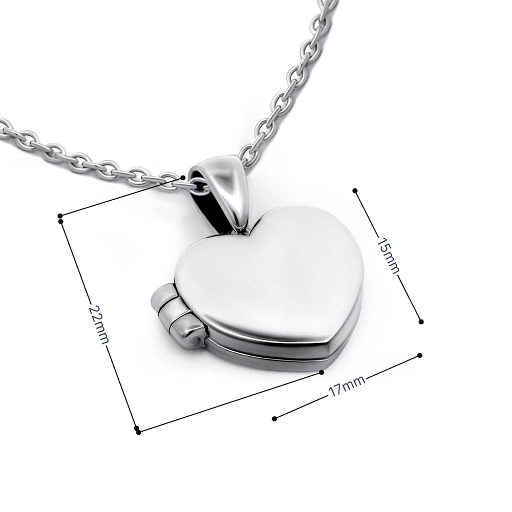 Срібний кулон Сердечко (7352) - 7