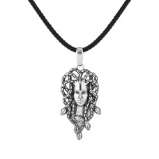 Срібний кулон медуза Горгона (7357)
