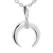 Срібний кулон Лунниця (7365)