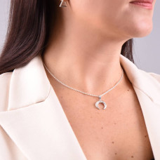 Срібний кулон Лунниця (7365) - 2