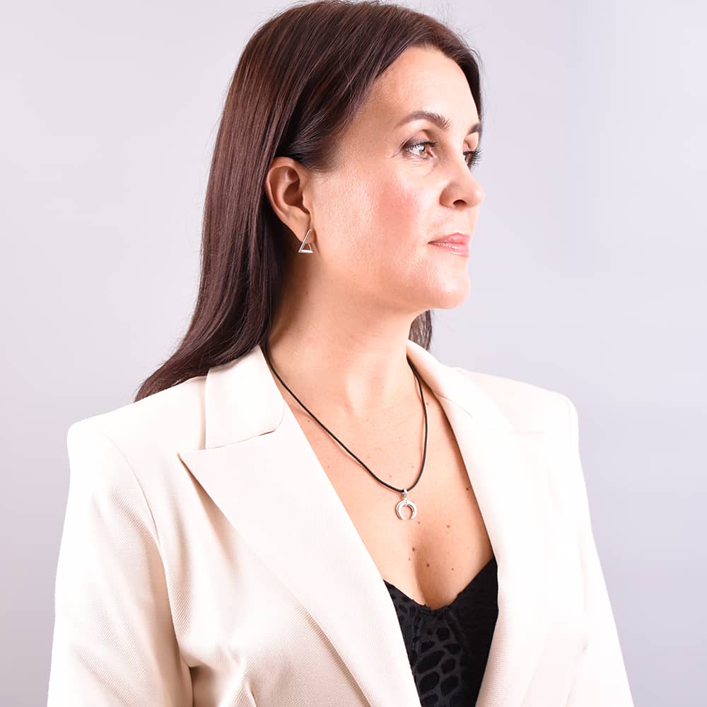 Срібний кулон Лунниця (7365) - 8