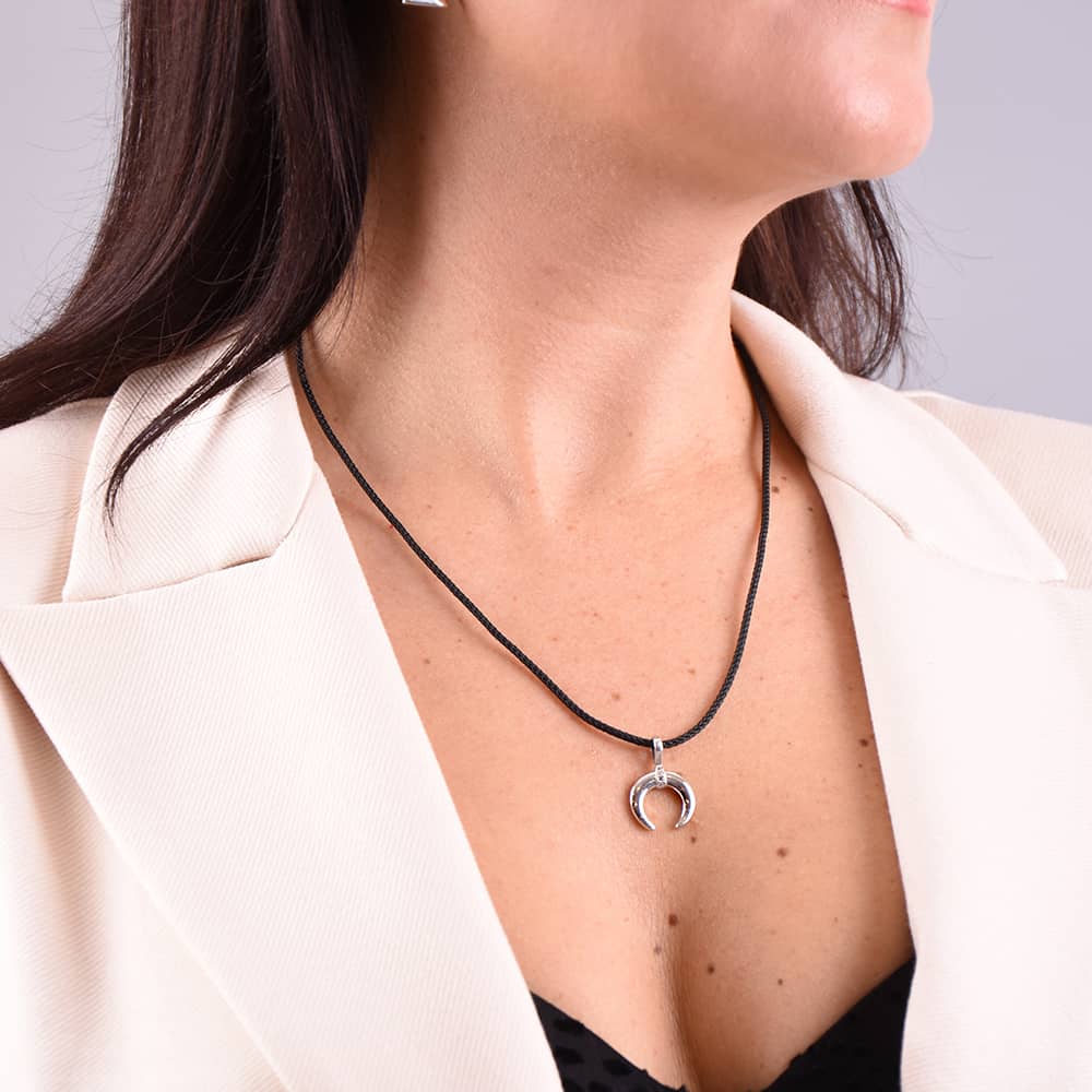 Срібний кулон Лунниця (7365) - 7