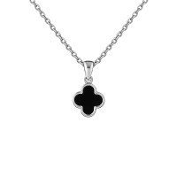 Срібний кулон Конюшина з оніксом (7371) Рекомендації для вас