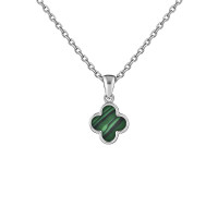 Срібний кулон Конюшина з малахітом (7371.1) Рекомендації для вас