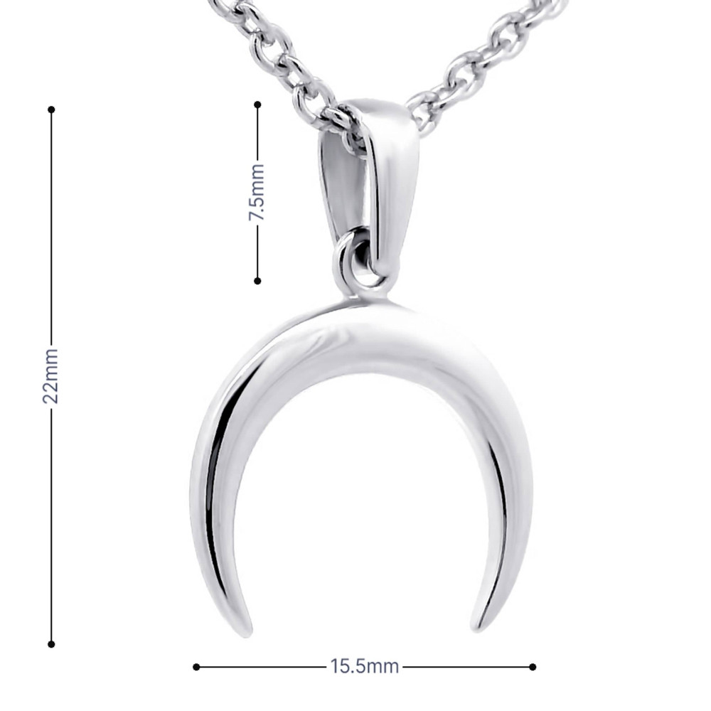 Срібний кулон Лунниця (7372) - 3