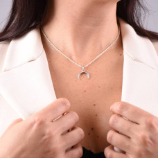 Срібний кулон Лунниця (7372) - 2