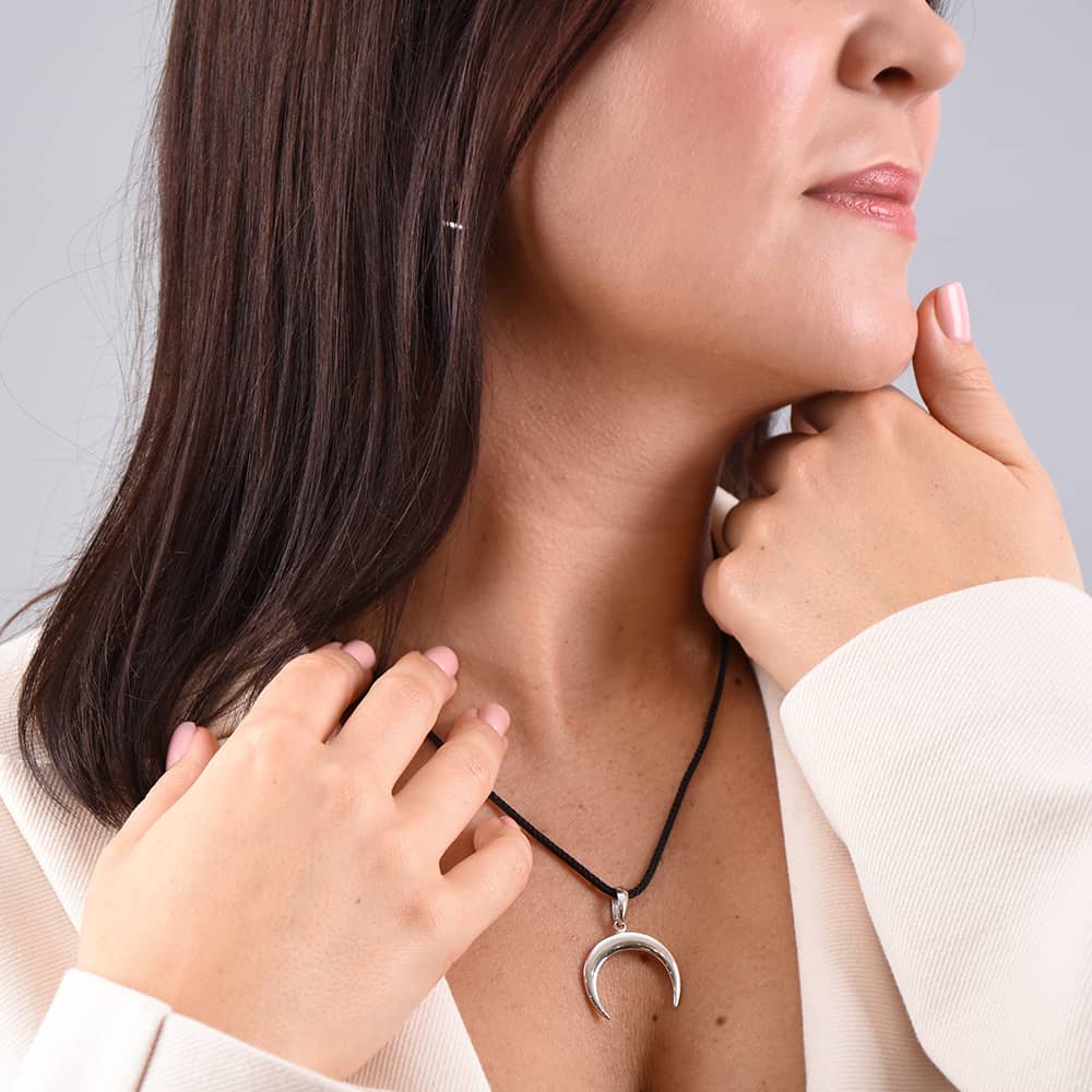 Срібний кулон Лунниця (7373) - 8