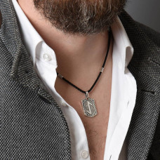 Срібний кулон Руна Ейваз (7376) - 2