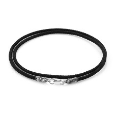 Шнурок шовковий Спаси і збережи зі сріблом (8014.1)