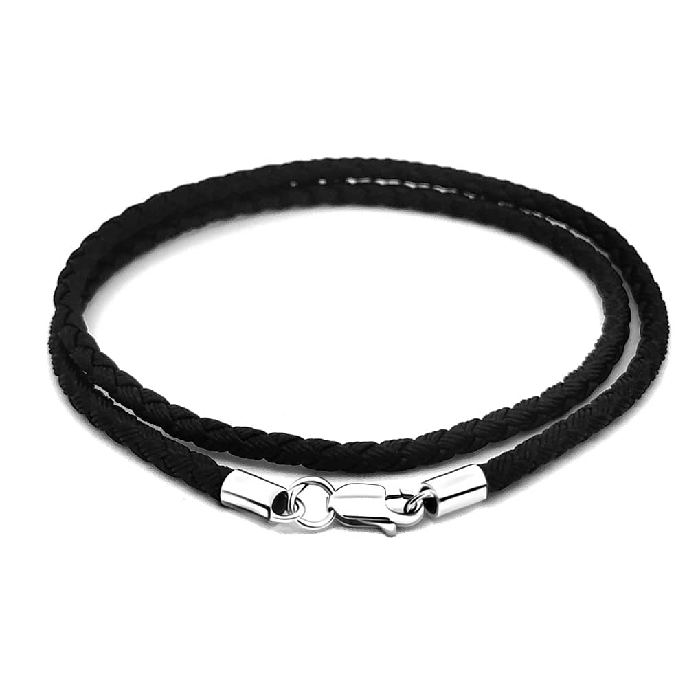 Шнурок шовковий зі сріблом (8026) - 1