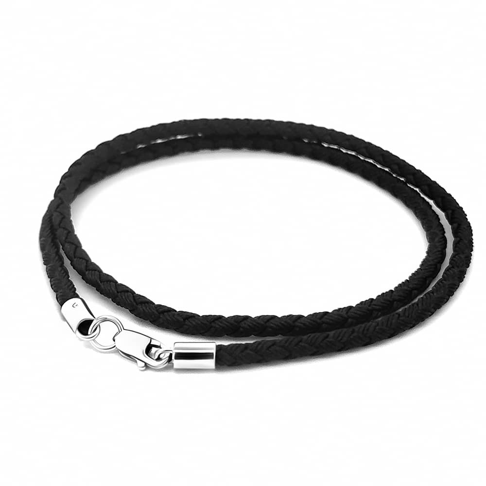 Шнурок шовковий зі сріблом (8026) - 3