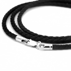 Шнурок шовковий зі сріблом (8027)