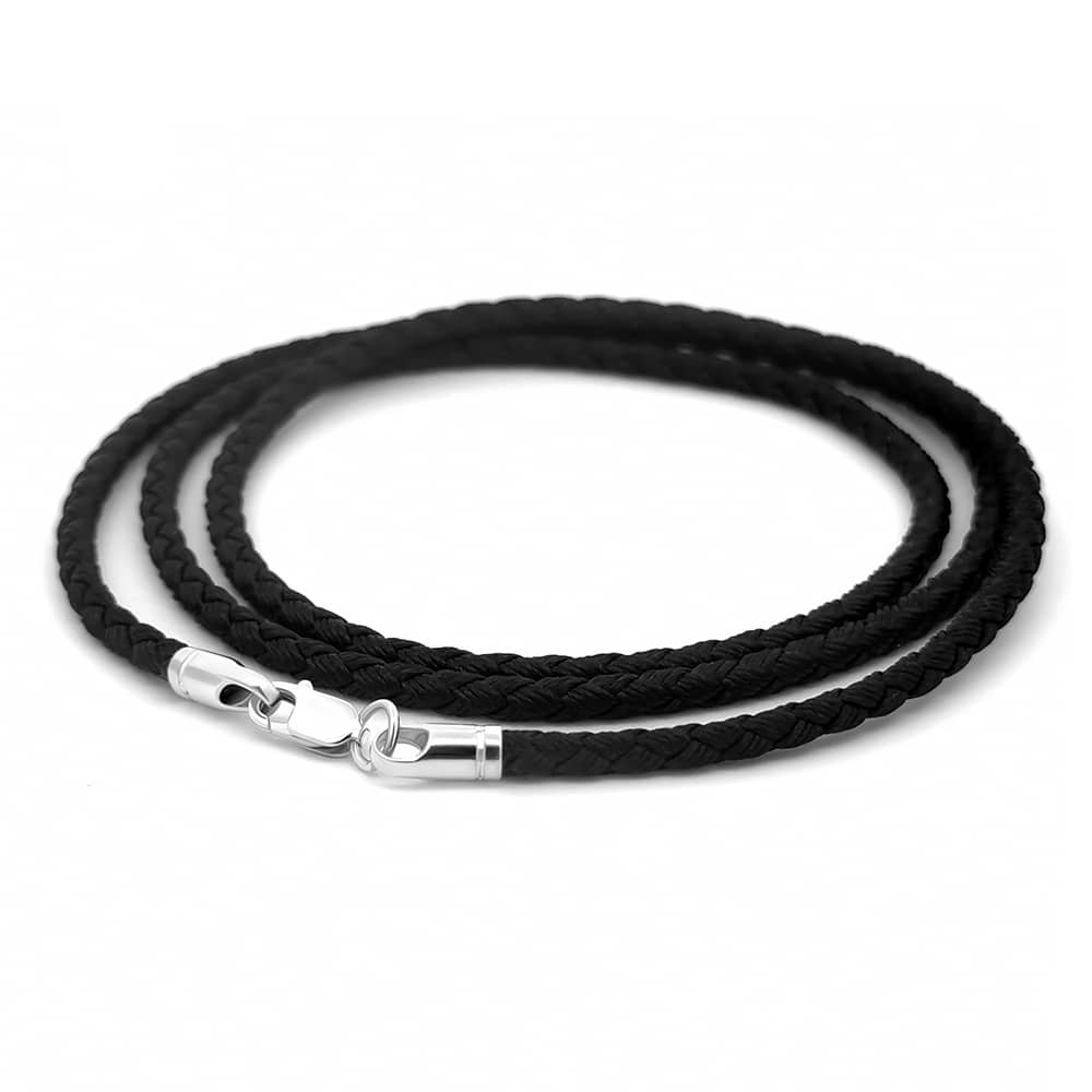 Шнурок шовковий зі сріблом (8027) - 5