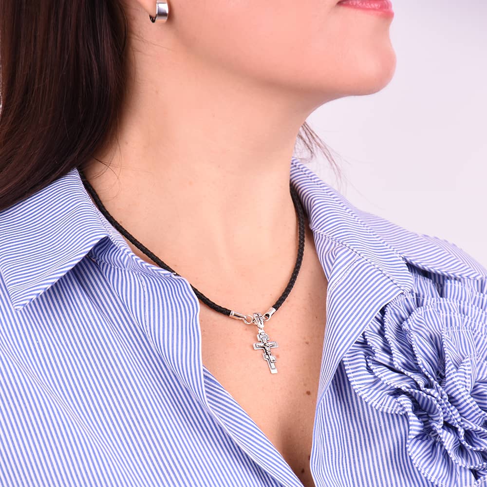 Шнурок шовковий зі сріблом (8027) - 3