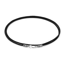 Шнурок шовковий зі сріблом (8033)