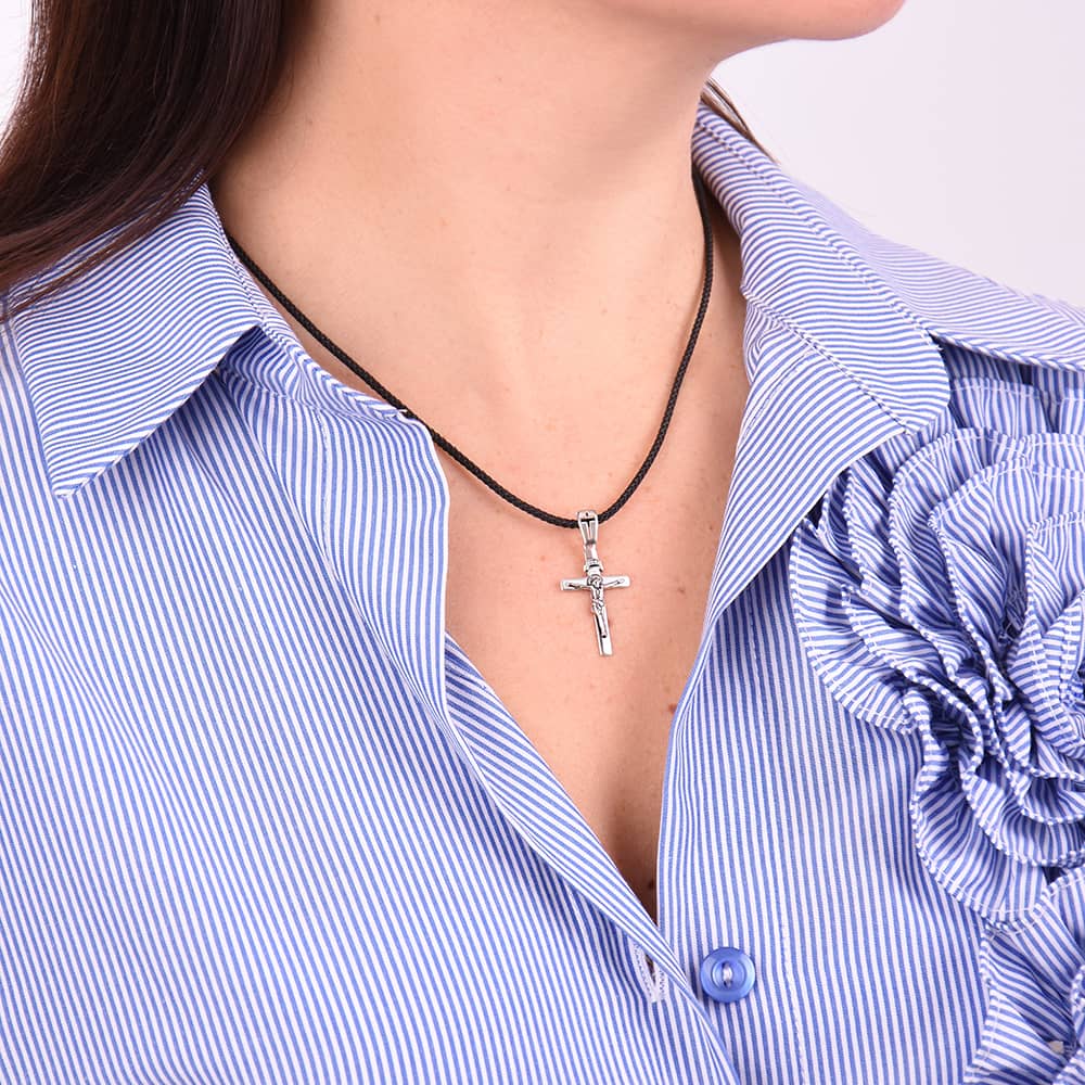 Шнурок шовковий зі сріблом (8033) - 2