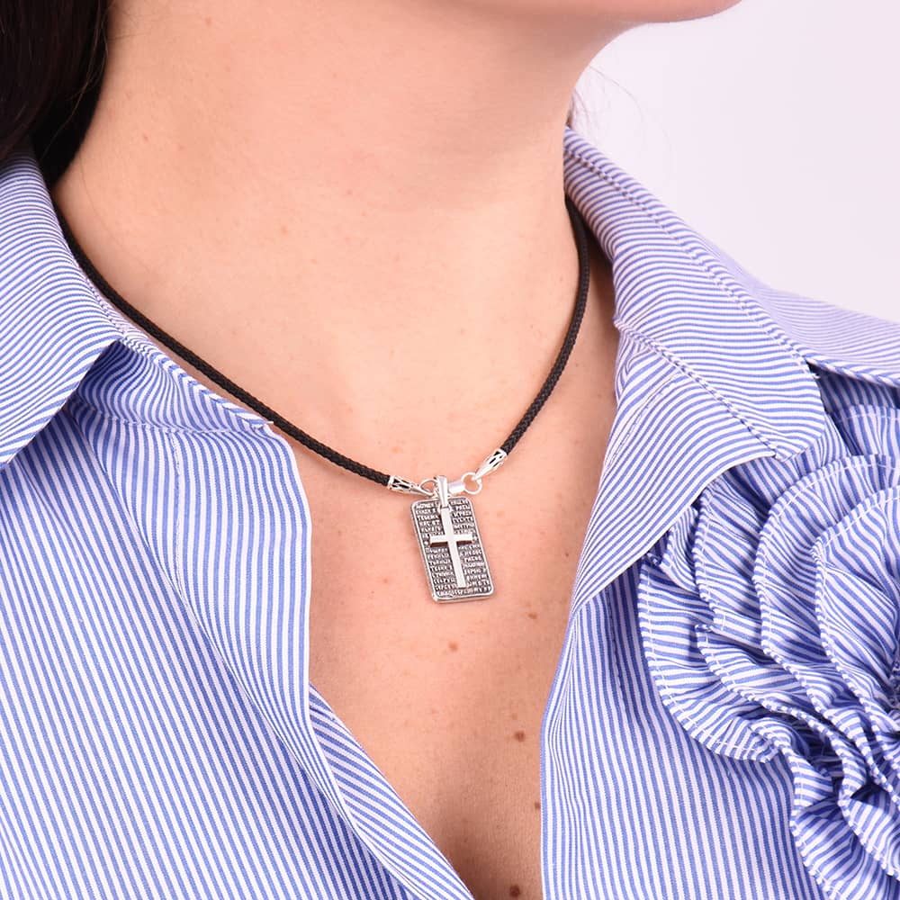 Шнурок шовковий зі сріблом (8034) - 4