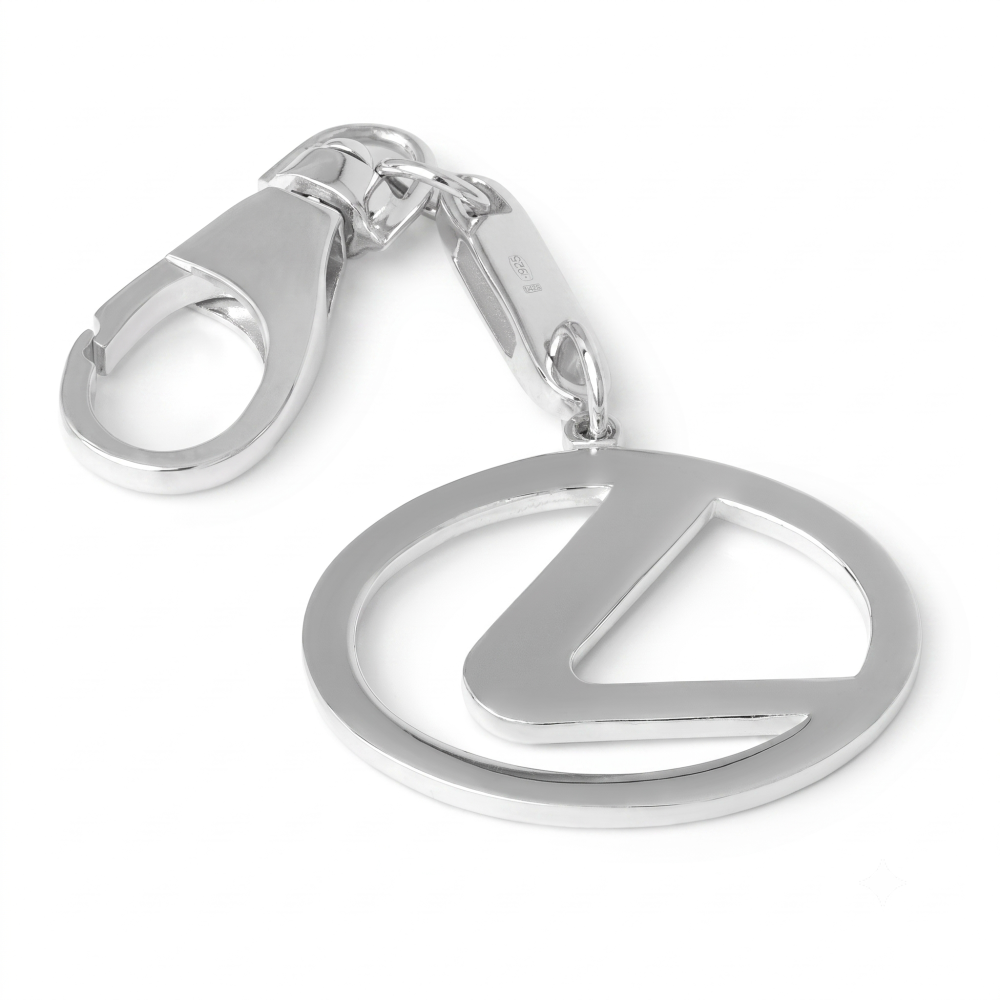 Срібний брелок Lexus (Лексус) (9001) - 1