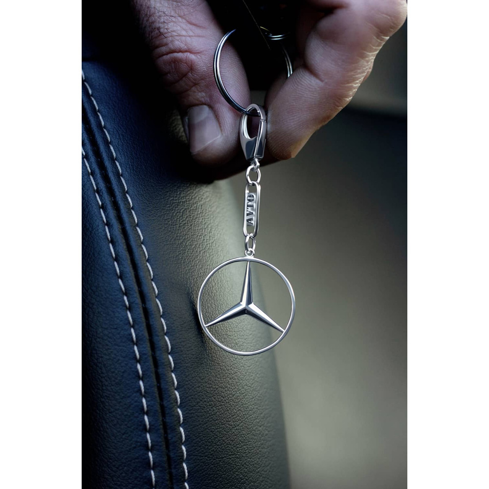 Срібний брелок Mercedes (Мерседес) (9003.1) - 2