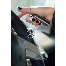 Срібний брелок Mercedes (Мерседес) (9003.3)