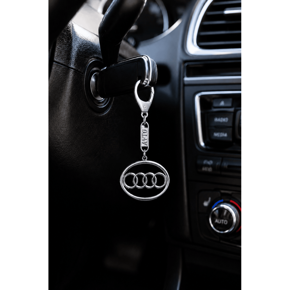 Брелок из белого золота Audi (Ауди) (з9004.1) - 2