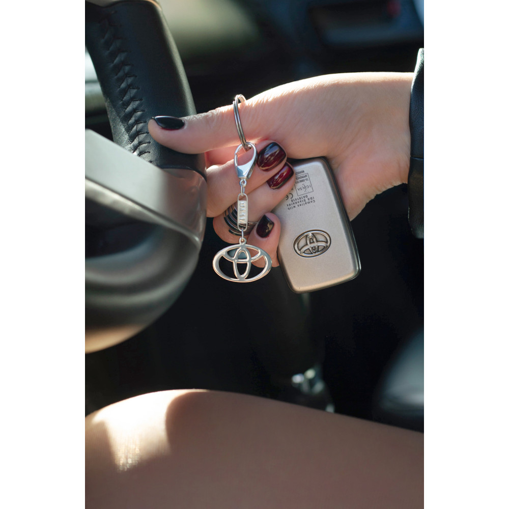 Срібний брелок TOYOTA (Тойота) (9005.1) - 5