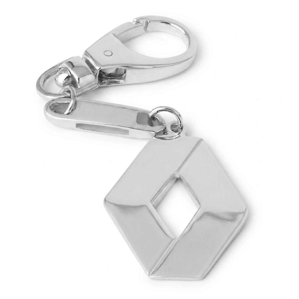 Серебряный брелок Renault (Рено) (9008) - 1