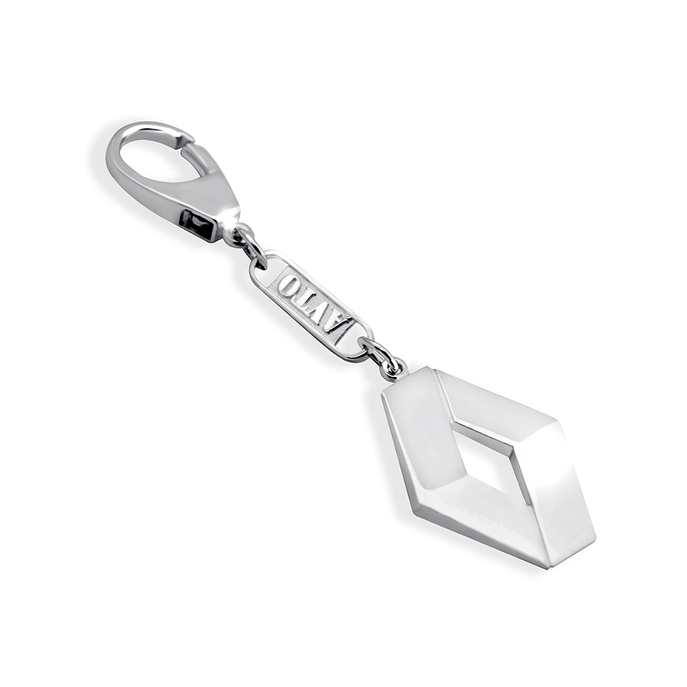 Срібний брелок Renault (Рено) (9008.1) - 1