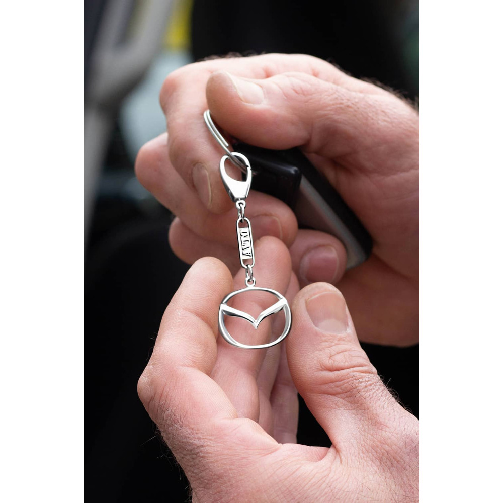 Срібний брелок Mazda (Мазда) (9010.1) - 4