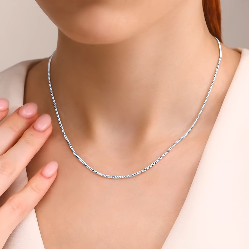 Срібний ланцюг Панцир (16009.50) - 3