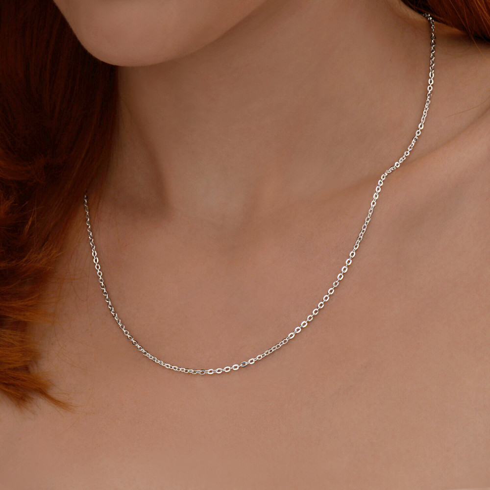 Срібний ланцюг Якір (16001.60) - 3