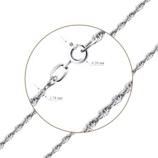 Срібний ланцюг потрійний Корд (16011.30) - 2