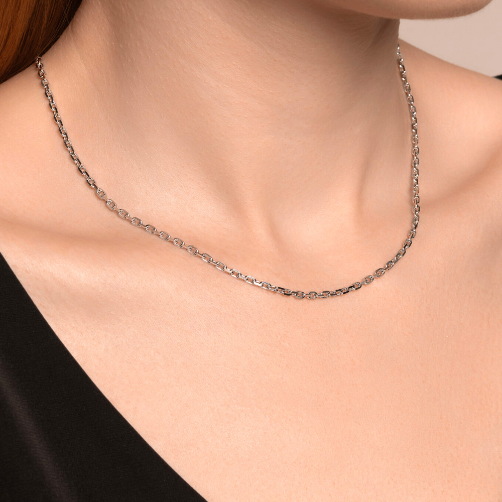 Срібний ланцюг довгий Якір (16012.60) - 3