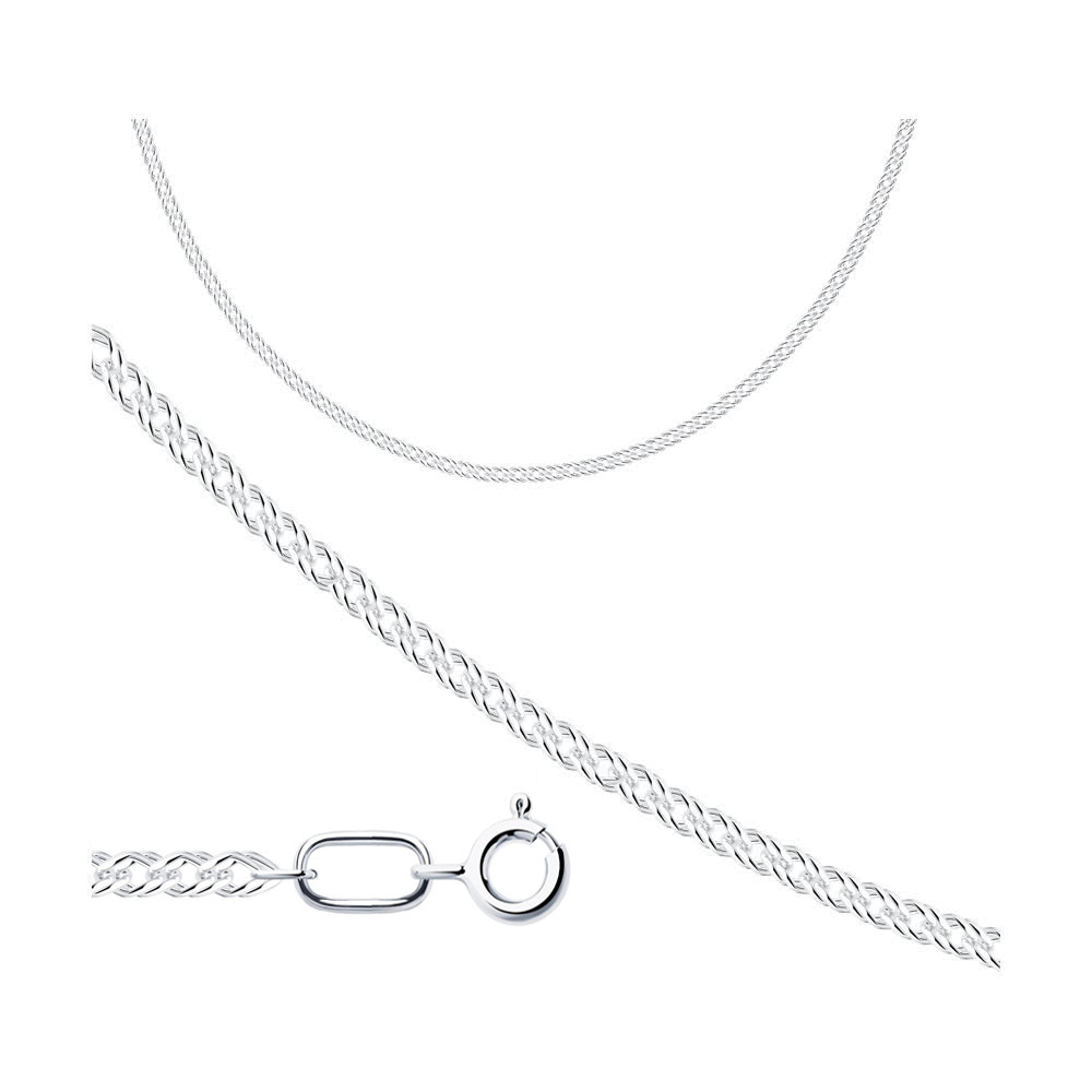 Срібний ланцюг Ромб (16006.30) - 1