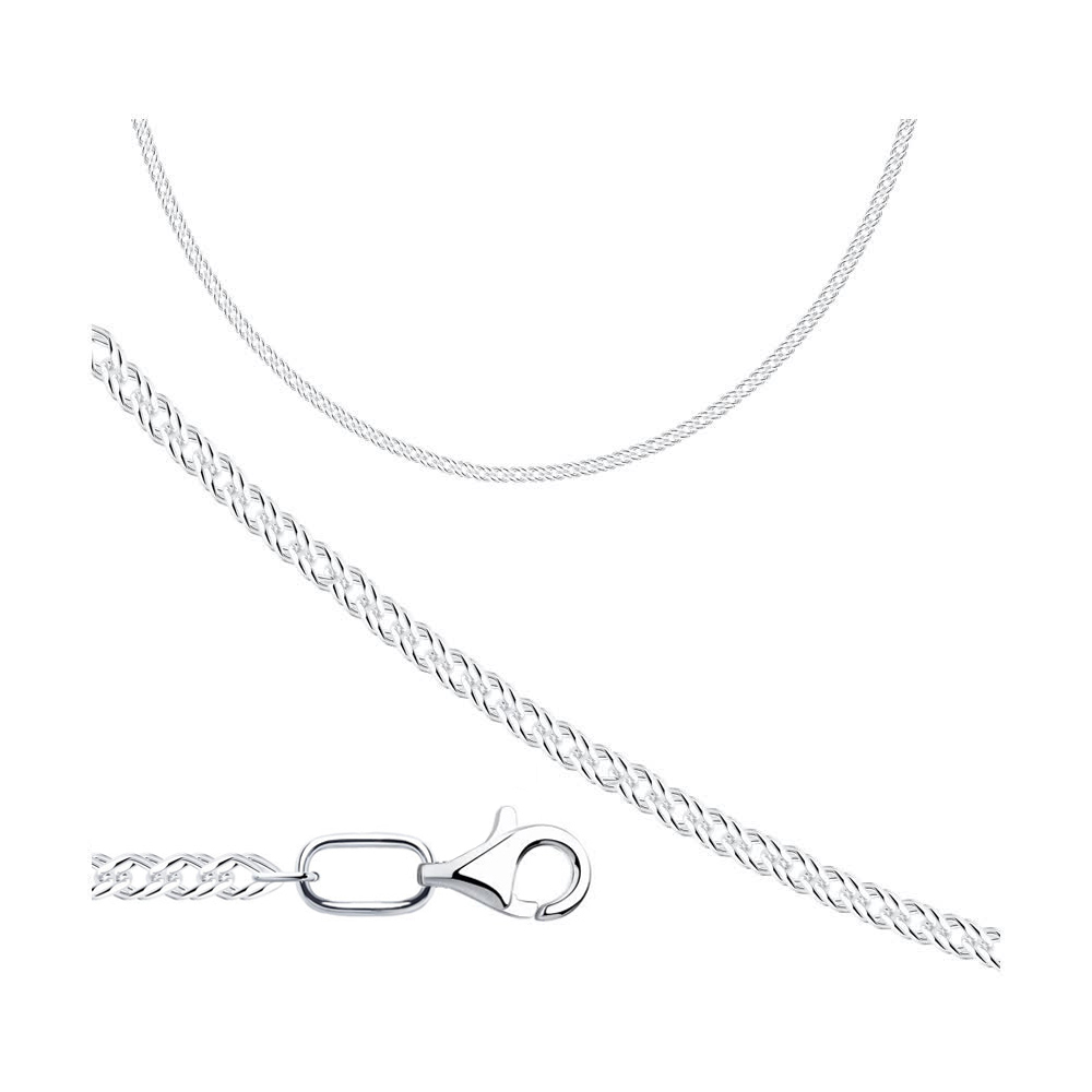 Срібний ланцюг Ромб (16006.45) - 1